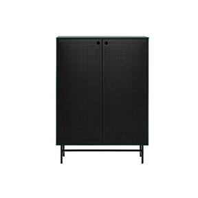 Credenza 2 ante verde Punto di Teulat 93x130 cm