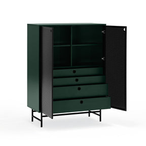 Credenza 2 ante verde Punto di Teulat 93x130 cm