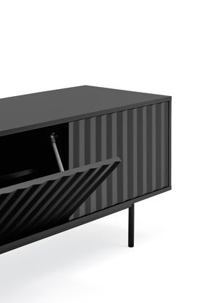 Mobile TV nero Sierra di Teulat 180x40 cm