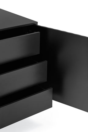 Madia nera 4 ante Sierra di Teulat 212x47 cm