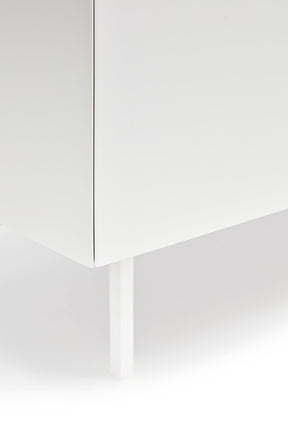 Mobile TV 2 cassetti anta ribalta bianco Arista di Teulat 180x40 cm