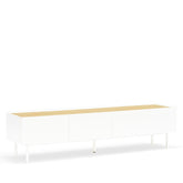 Mobile TV 2 cassetti anta ribalta bianco Arista di Teulat 180x40 cm