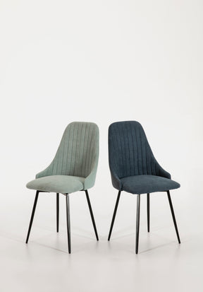set 2x sedia tella blu girevole