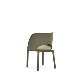 Set 2 sedie in frassino verde oliva Dam 50x78 h45 cm
