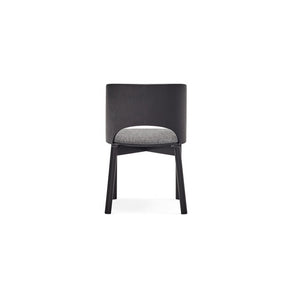 Set 2 sedie in frassino nero Dam 50x78 h45 cm