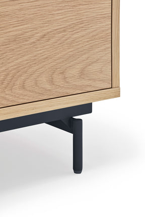 Mobile TV rovere/blu Valley di Teulat 180x40 cm