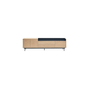 Mobile TV rovere/blu Valley di Teulat 180x40 cm