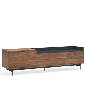 Mobile TV noce/blu Valley di Teulat 180x40 cm
