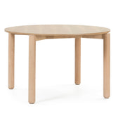 Tavolo tondo 4 posti in legno naturale Atlas di Teulat Ø120 cm