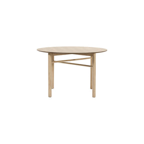 Tavolo 4 posti in legno naturale Junco Ø 120 cm