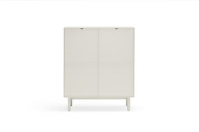 Credenza moderna 3 ante 3 cassetti crema Corvo di Teulat 100x120 cm