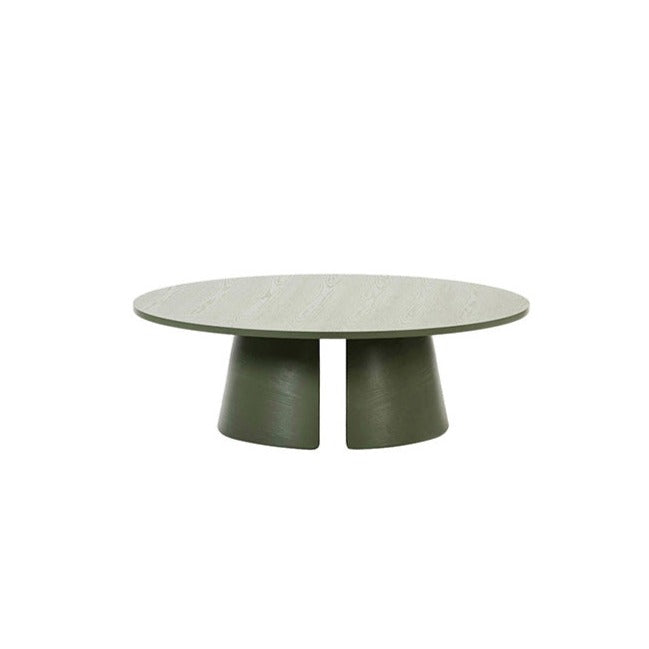 Tavolino basso verde Cep Teulat Ø110 h36 cm