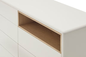 Cassettiera crema 7 cassetti Corvo di Teulat 120x40 cm
