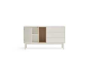 Madia crema 3 cassetti 1 anta Corvo di Teulat 140x40 cm