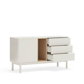 Madia crema 3 cassetti 1 anta Corvo di Teulat 140x40 cm