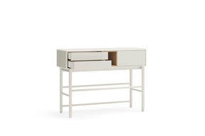 Consolle 2 cassetti Crema Corvo di Teulat 120x35 cm