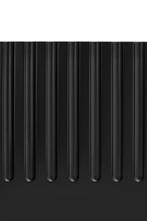Mobile TV 4 ante 2 cassetti nero Doric di Teulat 182x48 cm