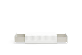 Tavolino per Soggiorno rettangolare bianco Doric di Teulat 110x60 cm