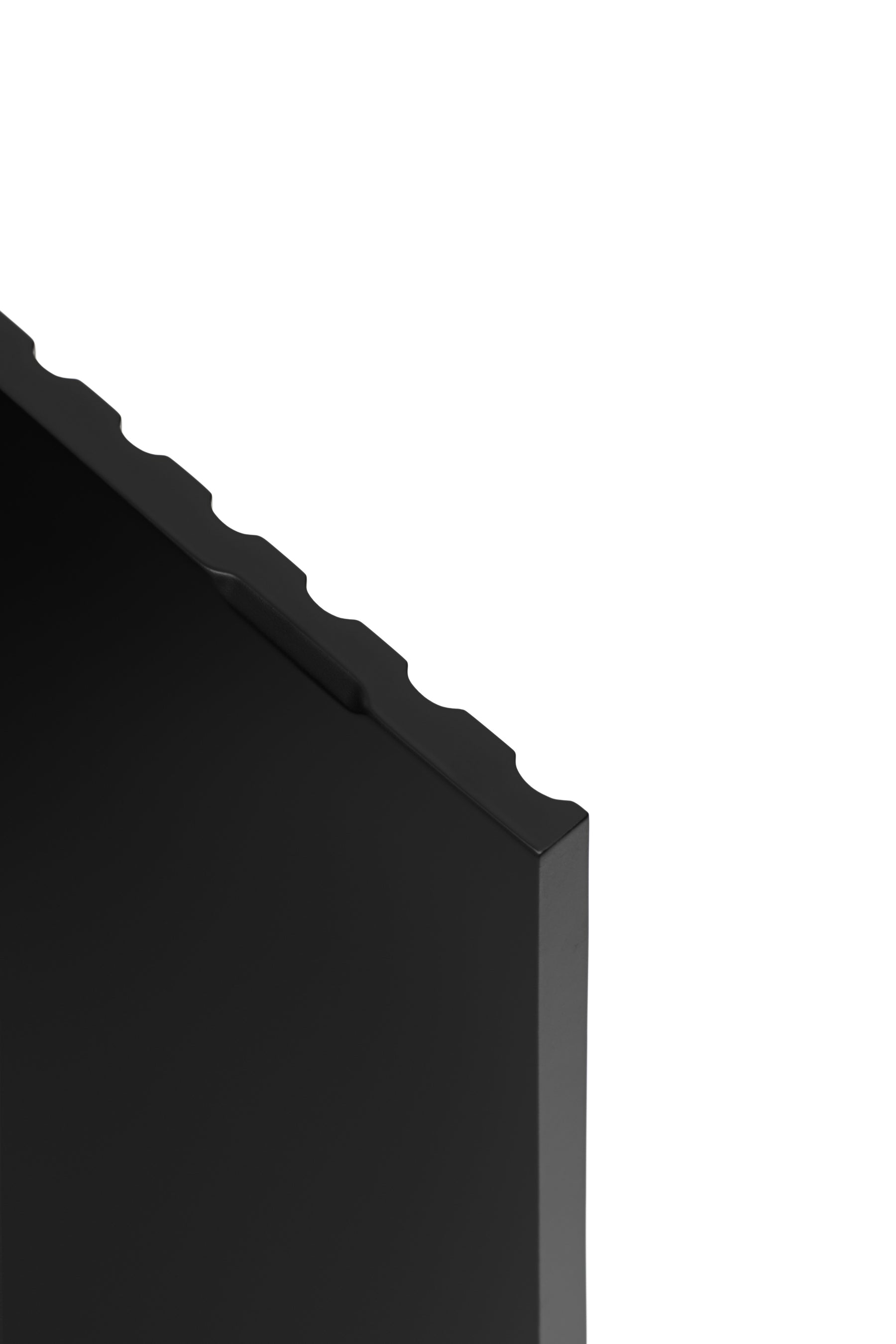 Madia 4 ante nero Doric di Teulat 198x48 cm