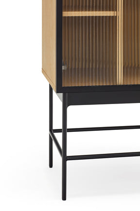 Credenza moderna 2 ante rovere Blur di Teulat 70x140 cm