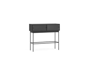 Consolle 2 ante nero Blur di Teulat 100x36 cm