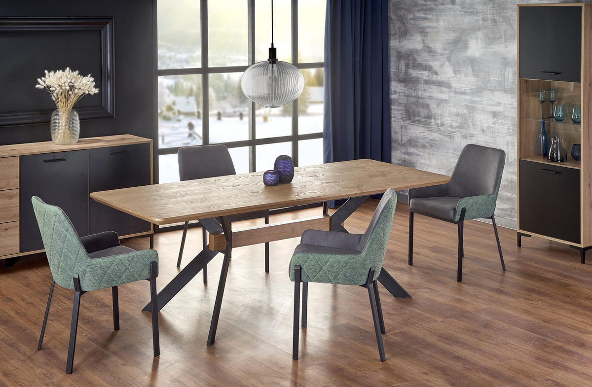 Tavolo allungabile per 6/8 persone rovere Ricky 160/220x90 cm