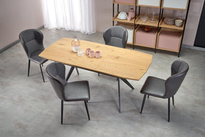 Tavolo allungabile per 4/6 persone rovere Kelly 140/180x90 cm