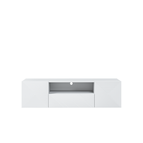 Mobile TV sospeso 2 ante 1 cassetto in legno laminato Asha 167 x 40 cm