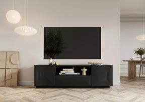 Mobile TV 2 ante 1 cassetto in legno laminato Asha 167 x 40 cm