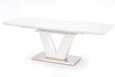 Tavolo allungabile in legno MDF laccato bianco Mistral 160x90 cm - allungabile fino a 220 cm