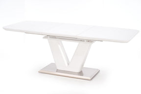 Tavolo allungabile in legno MDF laccato bianco Mistral 160x90 cm - allungabile fino a 220 cm