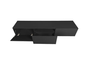 Mobile TV sospeso con 2 ante a ribalta 1 cassetto Nicole 200x45 cm