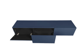 Mobile TV sospeso con 2 ante a ribalta 1 cassetto Nicole 200x45 cm