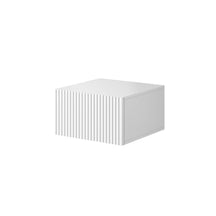 Set 2 Comodini Nicole 1 cassetto sospesi 46x45 cm