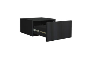 Set 2 Comodini Nicole 1 cassetto sospesi 46x45 cm
