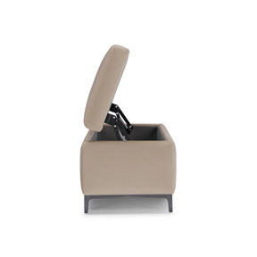 Panca Contenitore Made in Italy in Velluto Camel - AVIGLIANA 110x50 cm