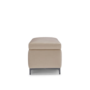 Panca Contenitore Made in Italy in Velluto Camel - AVIGLIANA 110x50 cm
