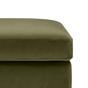 Panca Contenitore Made in Italy in Velluto Verde - SARDORELLA 110x45 cm
