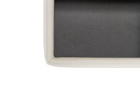 Panca Contenitore Made in Italy in Velluto Beige - SARDORELLA 110x45 cm