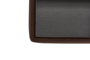 Panca Contenitore Made in Italy Trapuntata in Velluto Marrone - CARAMAGNA 110x45 cm