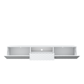 Mobile TV sospeso 2 ante a ribalta 1 cassetto Scalia 190x42 cm