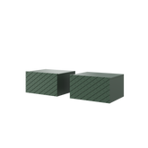 Set 2 Comodini 1 cassetto sospesi Scalia 50x42 cm