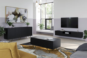 Mobile TV sospeso 2 ante a ribalta 1 cassetto Scalia 190x42 cm