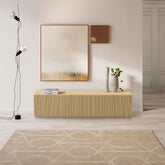 Mobile TV con 3 ante e 6 scomparti legno rovere Averno  - 178x41 cm