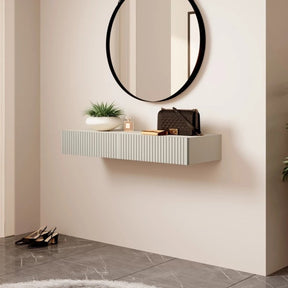 Consolle sospesa cachemire 2 cassetti Nicole 100x41 cm