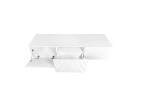 Mobile TV sospeso con 2 ante a ribalta 1 cassetto Nicole 150 x 45 cm