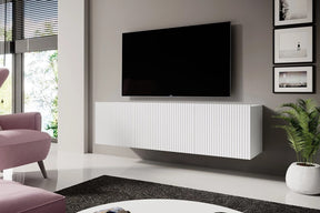 Mobile TV sospeso con 2 ante a ribalta 1 cassetto Nicole 150 x 45 cm
