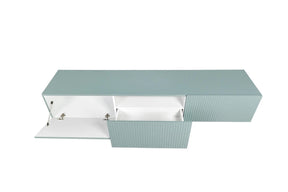 Mobile TV sospeso con 2 ante a ribalta 1 cassetto Nicole 150 x 45 cm