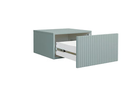 Set 2 Comodini Nicole 1 cassetto sospesi 46x45 cm